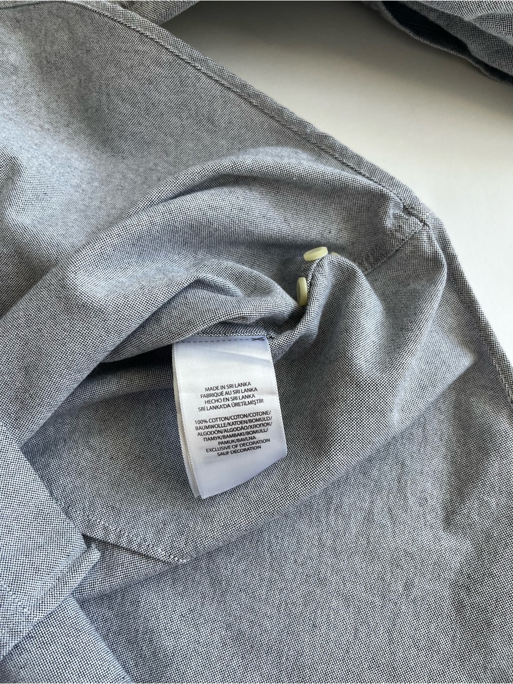 Ralph Lauren Women’s Gray Oxford Button-Down Shirt - Picture 6 of 6